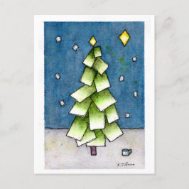 Kerstboom Abstract vakantie Briefkaart