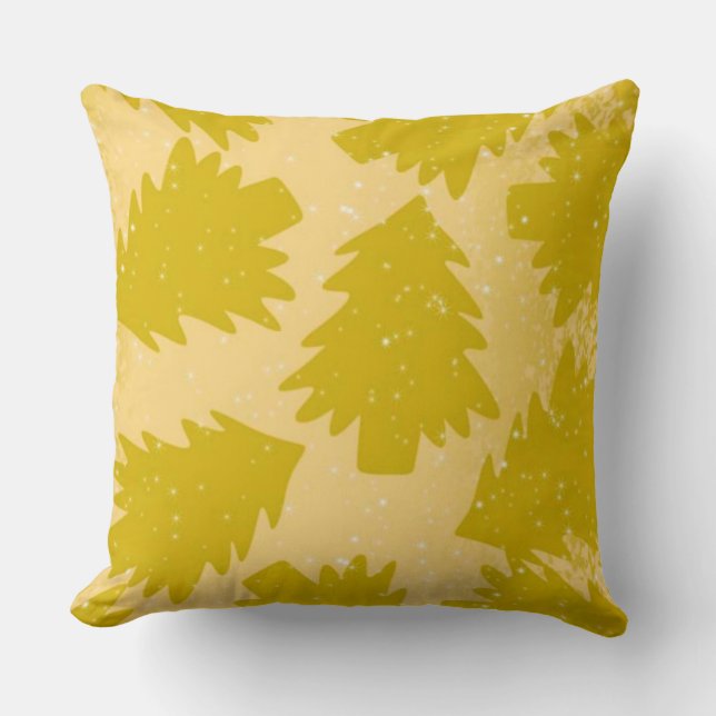Kerstboom Accent Pillow Kussen (Voorkant)
