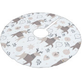 Kerstboom accessoire hygee rendier hulst kerstboom rok (Gekanteld)