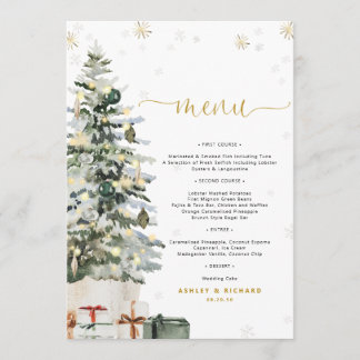 Kerstboom Baby Shower Menu