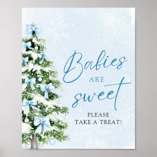 Kerstboom Baby'tjes Zijn Lief, Neem Een Snoepje Poster