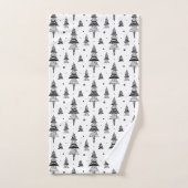 kerstboom  bad handdoek (Handdoek)