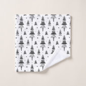 kerstboom  bad handdoek (Wasdoekje)