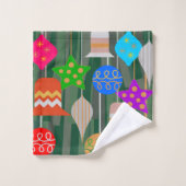 kerstboom bad handdoek (Wasdoekje)