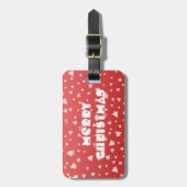 kerstboom bagagelabel (Voorkant verticaal)