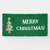Kerstboom banner (Horizontaal)