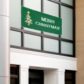Kerstboom banner (Buitenkant Gebouw)