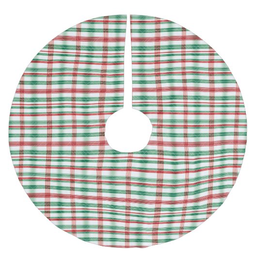 Kerstboom Base Hoesje Traditional Red Green Kerstboom Rok (Voorkant)