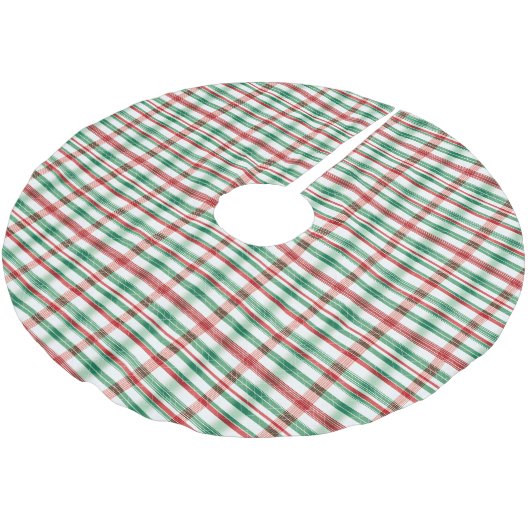 Kerstboom Base Hoesje Traditional Red Green Rok (Gekanteld)