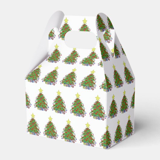 kerstboom bedankdoosjes (Voorkant Zijde)