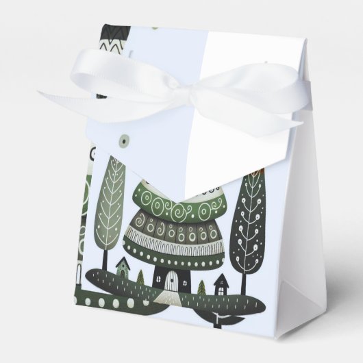 kerstboom bedankdoosjes (Voorkant Zijde)