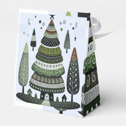 kerstboom bedankdoosjes (Achterkant)