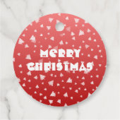 kerstboom bedankjes labels (Achterkant)