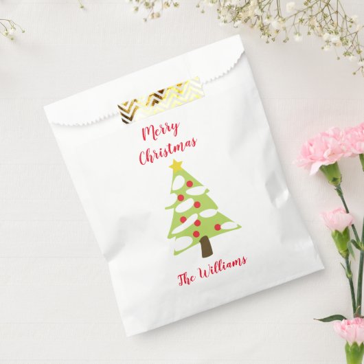 kerstboom bedankzakje (Gezegeld)