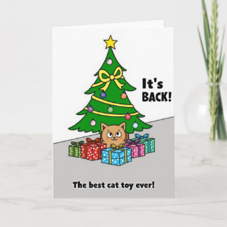 Kerstboom Beste Katten Speelgoed Ooit Kaart