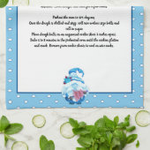 kerstboom Blue Gnome Recipasj Theedoek (Gevouwen)