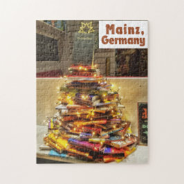 Kerstboom boeken - Mainz, Duitsland Legpuzzel