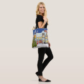 Kerstboom Boodschappentas Tote Bag (Op model)