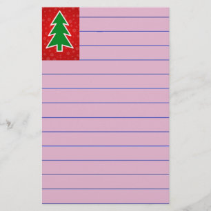 kerstboom briefpapier