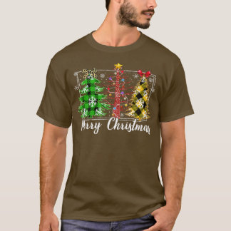 kerstboom Buffalo met rode groene kerst T-shirt
