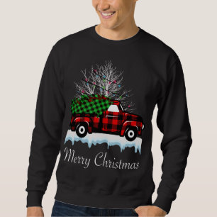 Kerstboom Buffalo Pset Red Truck Pajama-kerstmis Trui