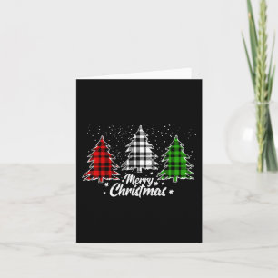Kerstboom Buffalo Pset Red White Green Xmas Kaart