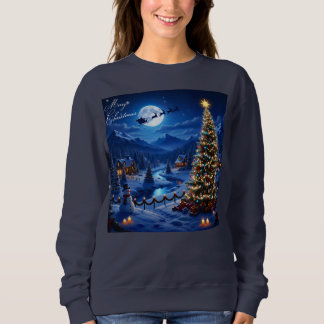 Kerstboom Buiten Scène Thema Trui