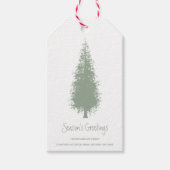 Kerstboom Cadeaulabel (Voorkant)