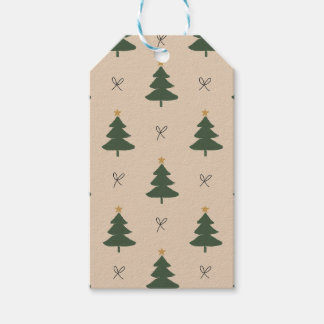 Kerstboom Cadeaulabel