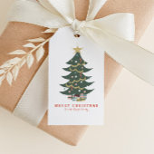 kerstboom cadeaulabel