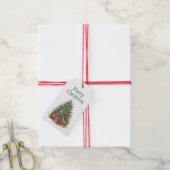 kerstboom cadeaulabel (Met Touw)