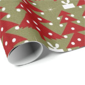 Kerstboom cadeaupapier (Rol Hoek)