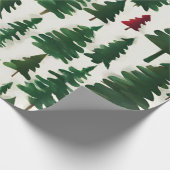 kerstboom cadeaupapier (Hoek)