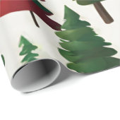 kerstboom cadeaupapier (Rol Hoek)