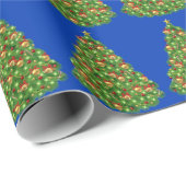 kerstboom cadeaupapier (Rol Hoek)