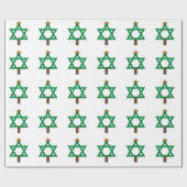 kerstboom cadeaupapier (Vlak)