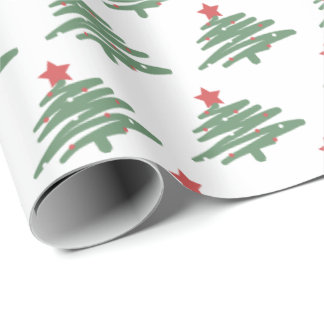 kerstboom cadeaupapier
