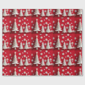 kerstboom cadeaupapier (Vlak)