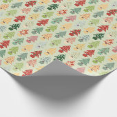 kerstboom cadeaupapier (Hoek)