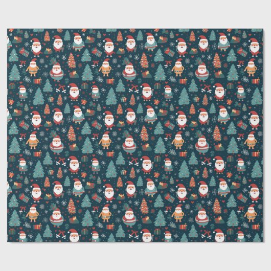 Kerstboom Cadeaus Patroon GIft Cadeaupapier (Vlak)