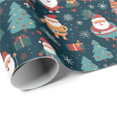 Kerstboom Cadeaus Patroon GIft Cadeaupapier (Rol Hoek)
