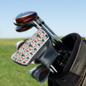 Kerstboom, cadeaus, suikerriet golfheadcover (Insitu)