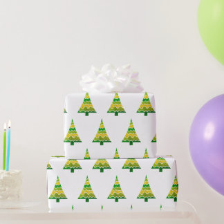 Kerstboom cadeauverpakking cadeaupapier