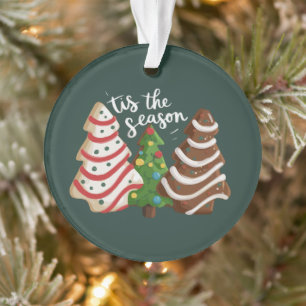Kerstboom Cake Het Is Tijd Xmas Vakantie Ornament