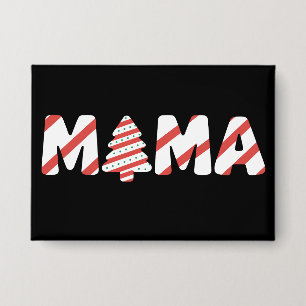 Kerstboom Cake Overeenkomstige Familie Feest Mama  Button
