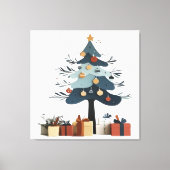 kerstboom canvas afdruk (Voorkant)