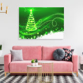 kerstboom canvas afdruk (Insitu (Woonkamer))