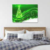 kerstboom canvas afdruk (Insitu (Slaapkamer))