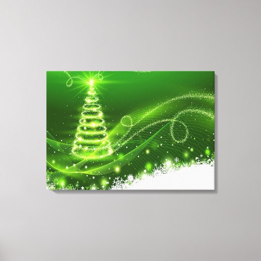 kerstboom canvas afdruk (Voorkant)