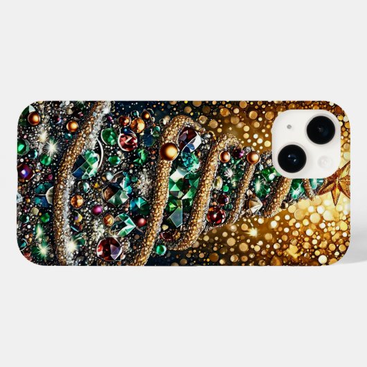 kerstboom Case-Mate iPhone case (Achterkant (horizontaal))